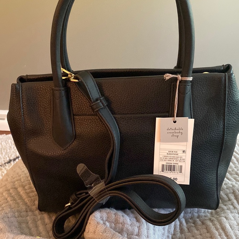 A New Day Black Handbag - NEW WITH TAGS